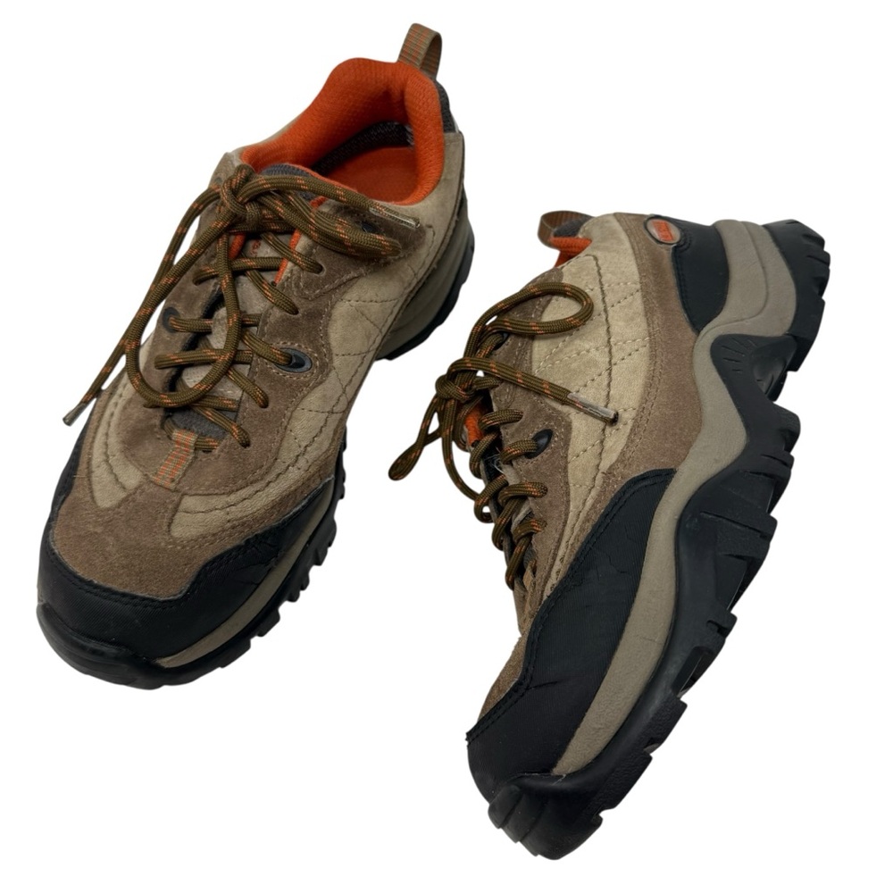 LL Bean Women’s Size 8 Hiking Boots Waterproof Brown Orange  Shoes